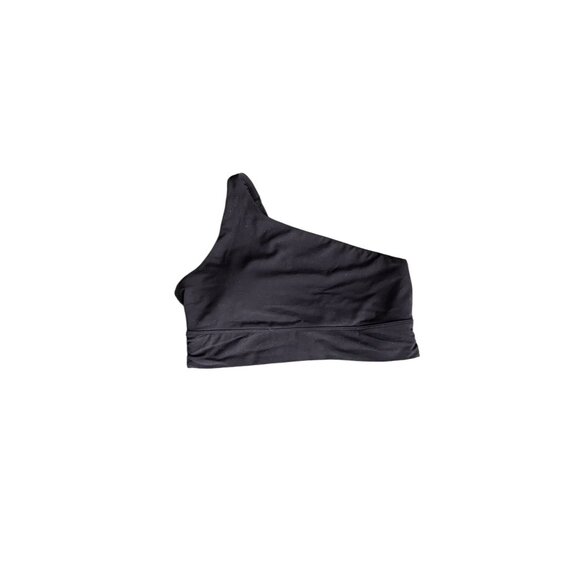 Athleta Black One Shoulder Sports Bra - Picture 2 of 5